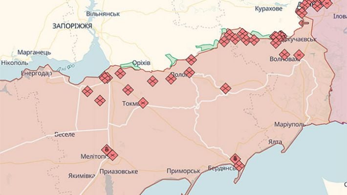 Ситуація щодо російського вторгнення на Запорізькому напрямку станом на 2 березня