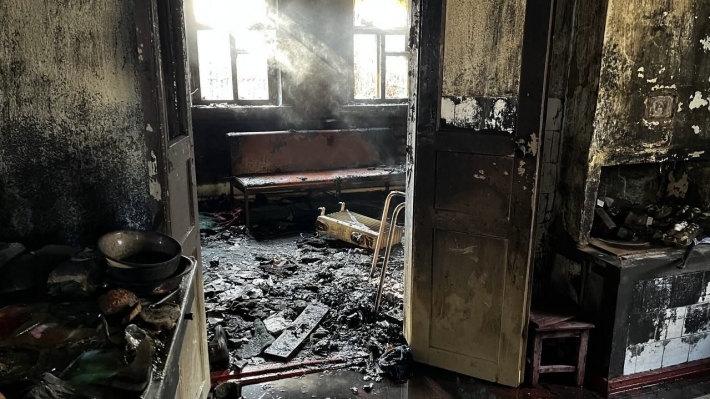 В Запорожье в результате пожара погиб мужчина