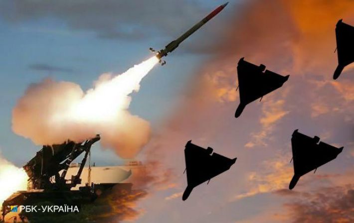 Сили ППО збили 92 повітряні цілі: скільки всього дронів і ракет випустила Росія
