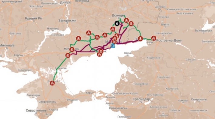 Россияне строят железную дорогу к Бердянску, до которой могут доставать ВСУ, - британская разведка