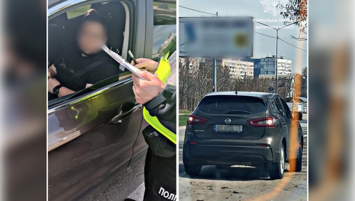 В Запорожье водитель лишенный прав нарушил скоростной режим: патрульные составили протокол