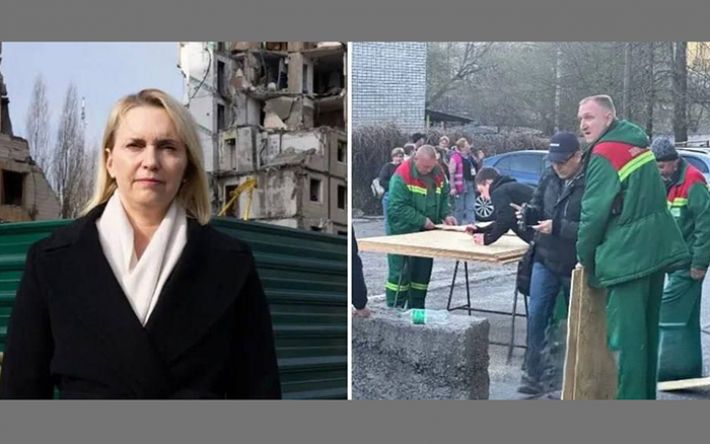 Бринк осудила россию за повторные ракетные удары по спасателям и журналистам в Запорожье