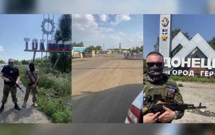 На Мелітопольському напрямку рашистський волонтер – світить позиції і показує принади "руського міра" (відео)