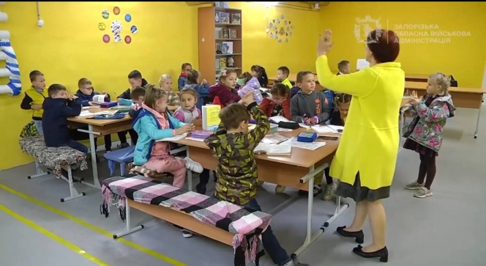 Около 1000 детей будут учиться с 1 сентября в подземных школах Запорожья
