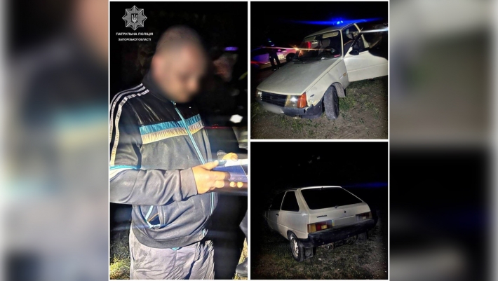 Напился и пошутил - в Запорожье мужчина заявил в полицию о краже машины, которой на самом деле не было