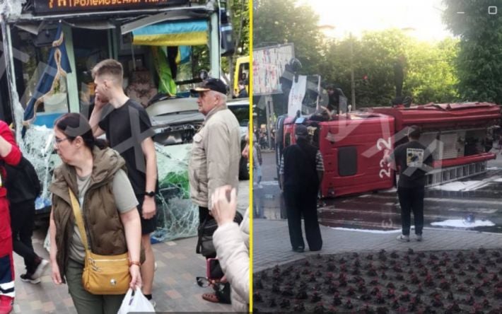 Жахлива ДТП у Черкасах: тролейбус наїхав на пішоходів – 14 людей поранено (фото, відео)