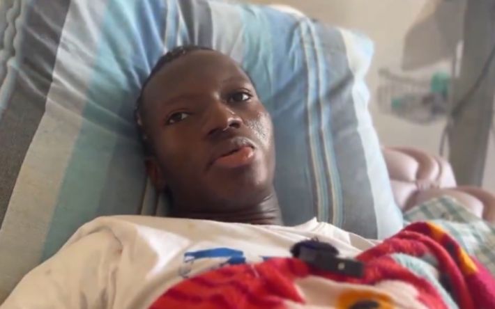 "Три дрони, форест!": в окупованій Макіївці найманець із Гвінеї не міг пояснити у лікарні, як зазнав поранення (відео)
