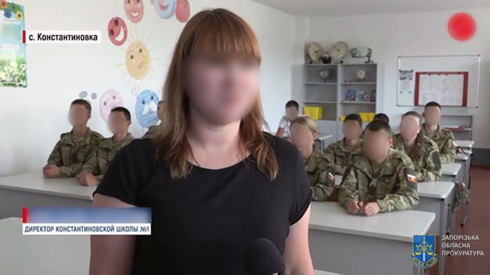 Будут судить учителя, которая в селе под Мелитополем создала «кадетский класс», где детей готовят к службе в армии (фото)