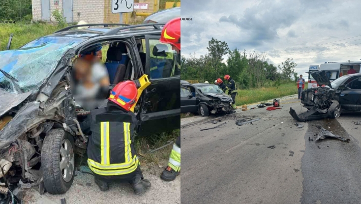 В Запорізькій області рятувальники деблокували загиблого водія з понівеченої внаслідок ДТП автівки