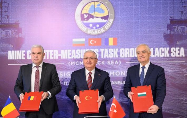 Турция, Румыния и Болгария начали совместную операцию по разминированию Черного моря