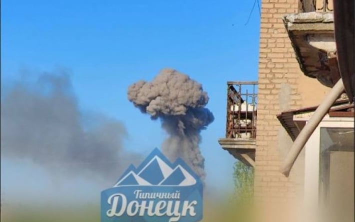 В оккупированном Донецке мощная 