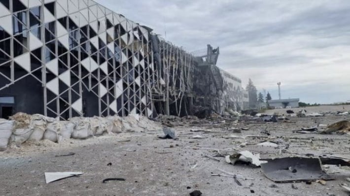 Запорожье имеет долг в 590 миллионов гривен за разрушенный аэропорт