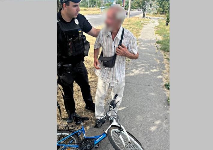 Украл велосипед и попался правоохранителям, едя на нем - в Запорожье разыскали вора