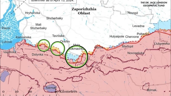 Російський штурм на мотоциклах і позиційні бої: що відбувається на фронті в Запорізькій області