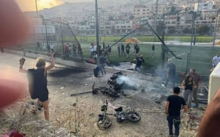 Ракета "Хезболлы" попала в игровую площадку в Израиле, по меньшей мере 10 погибших