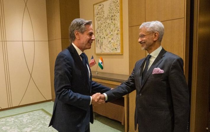 Блинкен обсудил с главой МИД Индии достижение мира в Украине