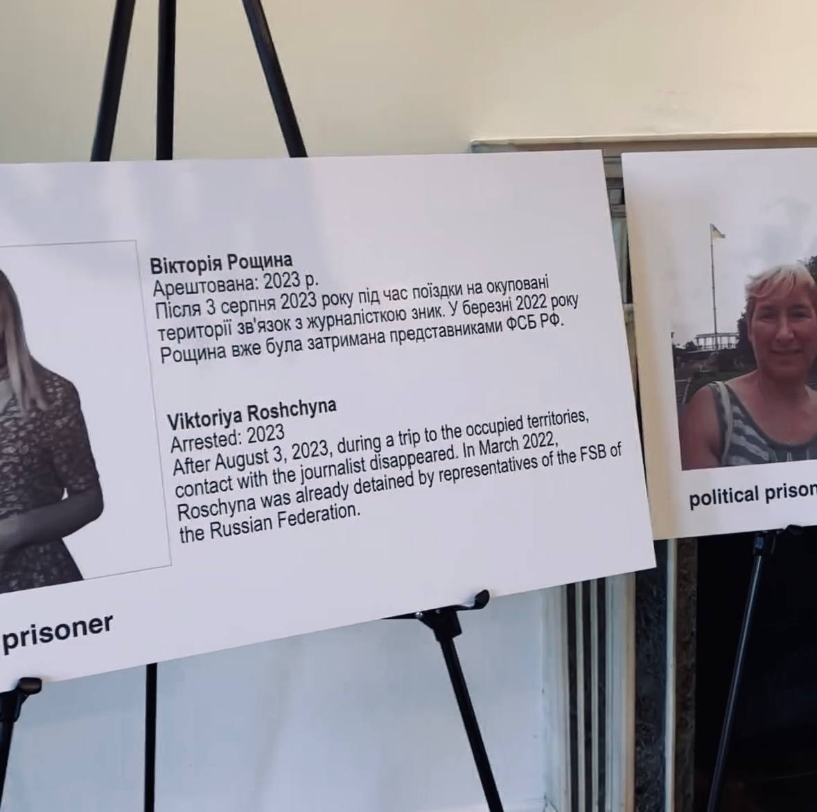 Историю похищенной журналистки из Мелитополя услышали в Нью-Йорке 