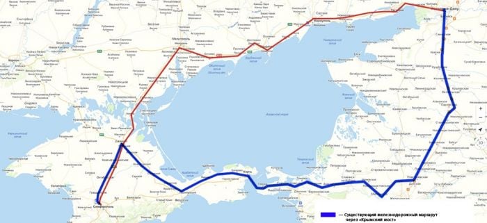 Оккупанты не успеют построить железную дорогу из Ростова через Мелитополь в Крым в 2024 году - ГУР (фото)