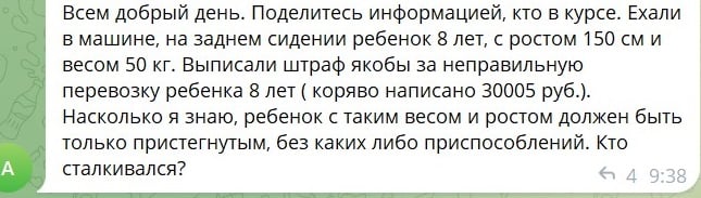 В оккупированном Мелитополе на 30 тысяч оштрафовали водителя за 50-килограмового ребенка без автокресла (фото)