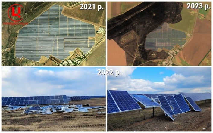 Какие солнечные и ветровые электростанции разграбили или отжали оккупанты на Мелитопольщине (карта)