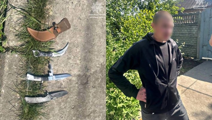 В Запорожье задержали нападавших, которые ворвались в дом с ножом