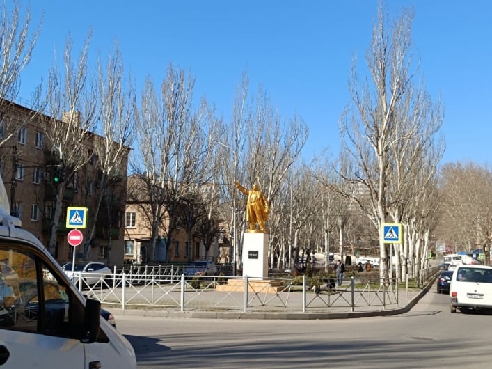 Оккупированный Мелитополь. фото предоставлено РИА Пивдень собеседником1