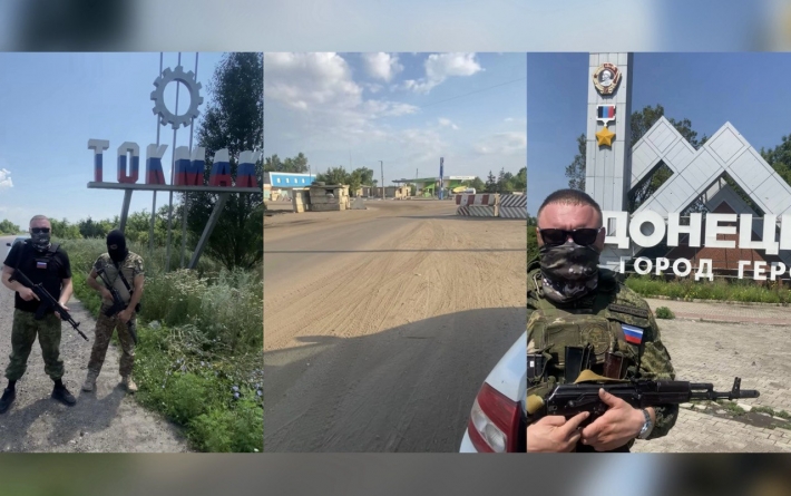 На Мелитопольском направлении рашистский волонтер – светит позиции и показывает прелести 